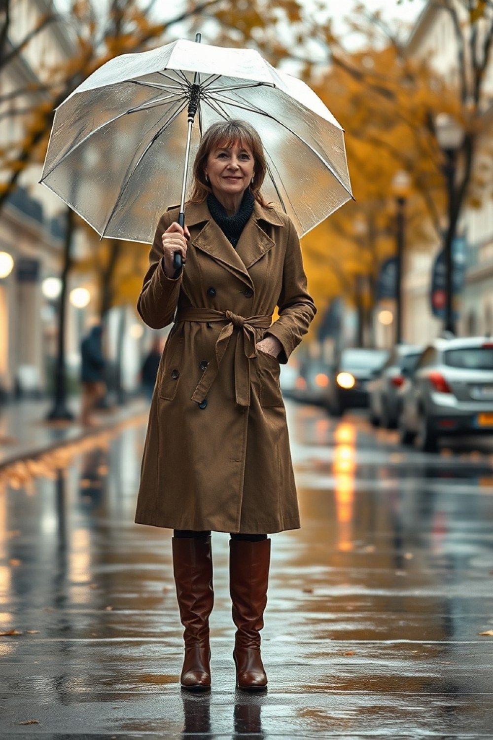16 Rainy Fall Day Outfits for Women Over 50