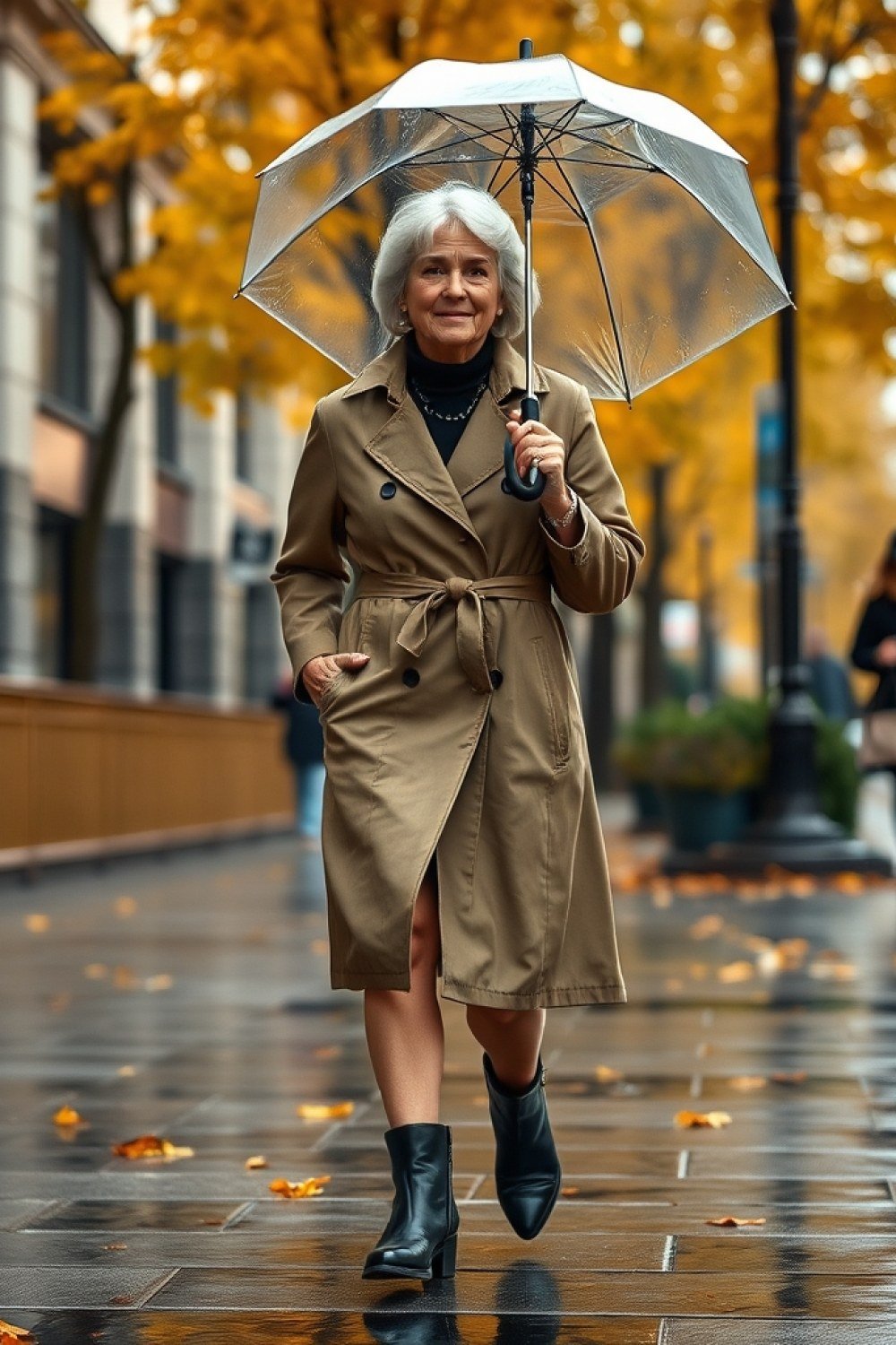 16 Rainy Fall Day Outfits for Women Over 50