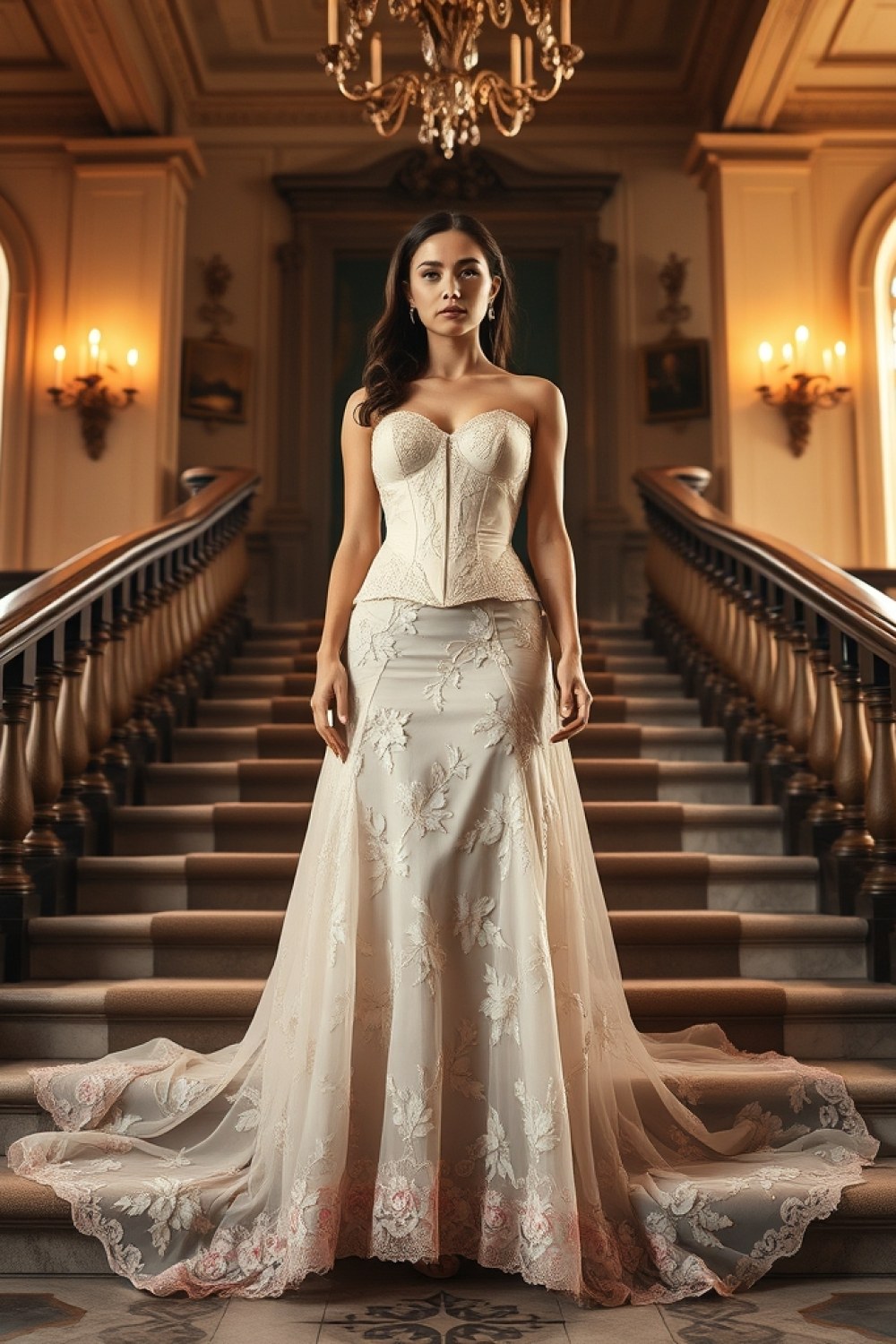 18 Romantic Bridgerton-Inspired Looks With Corsets, Florals, and Lace