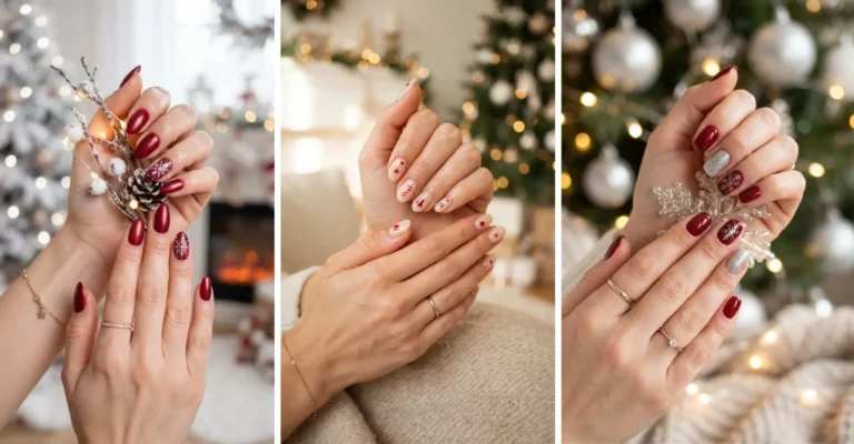 18 Red Christmas Nail Ideas for a Festive Holiday Look