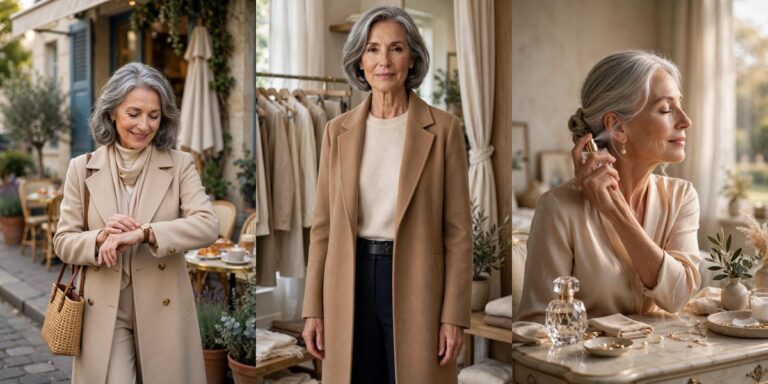 19 habits of elegant women over 60 - elegant women collage