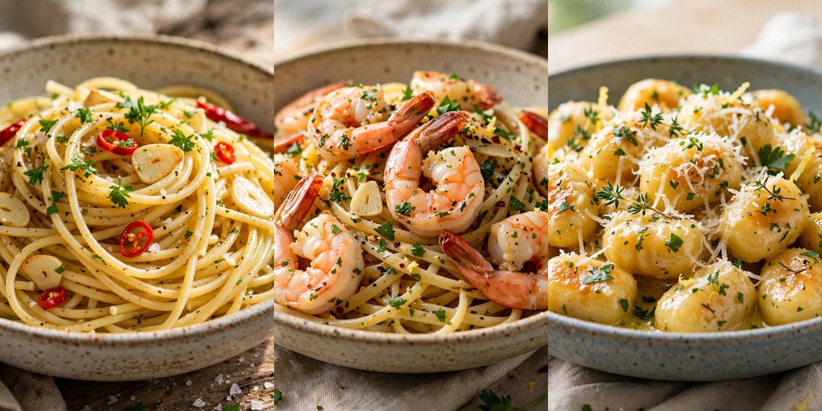 Easy dinners for two collage