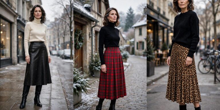 ❄️ 20 Winter Skirt Outfits for Women Over 50: Cozy, Elegant Looks