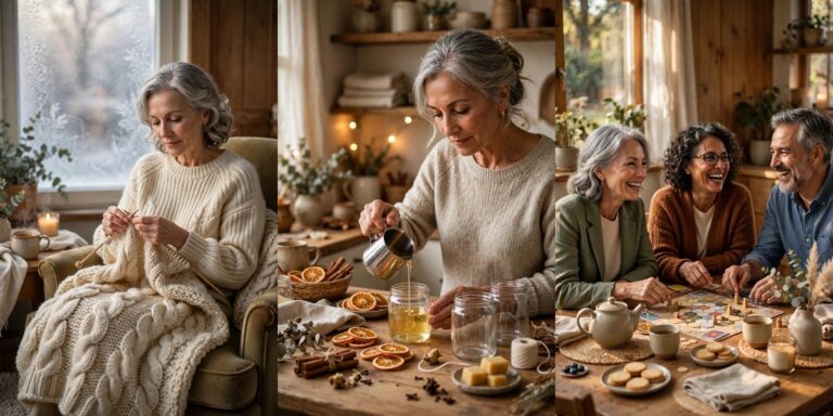 🕯️ 21 Cozy Winter Hobbies for Women Over 60 to Love This Season