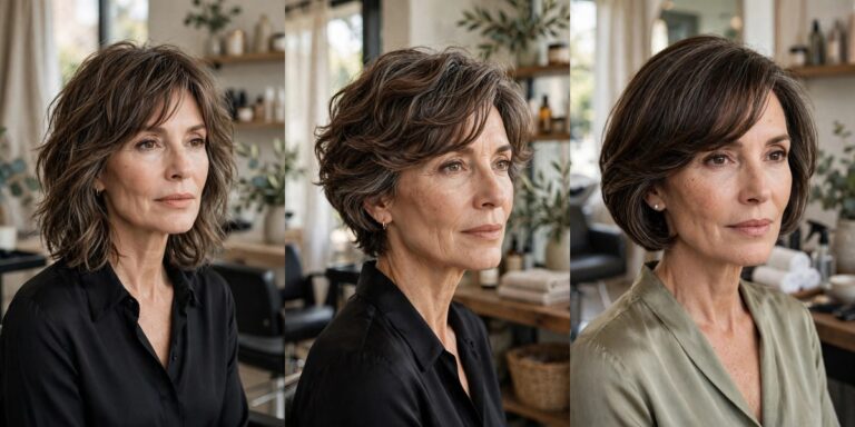 🌊 21 Hairstyles for Fine Wavy Hair That Add Volume Over 50