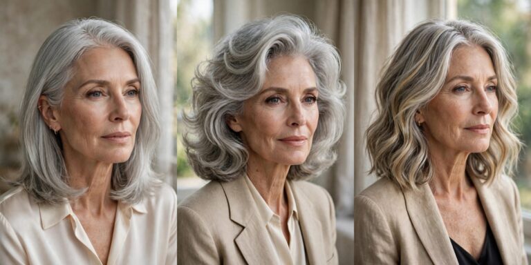 🌟 22 Medium-Length Hairstyles for Women Over 60 That Feel Fresh & Easy