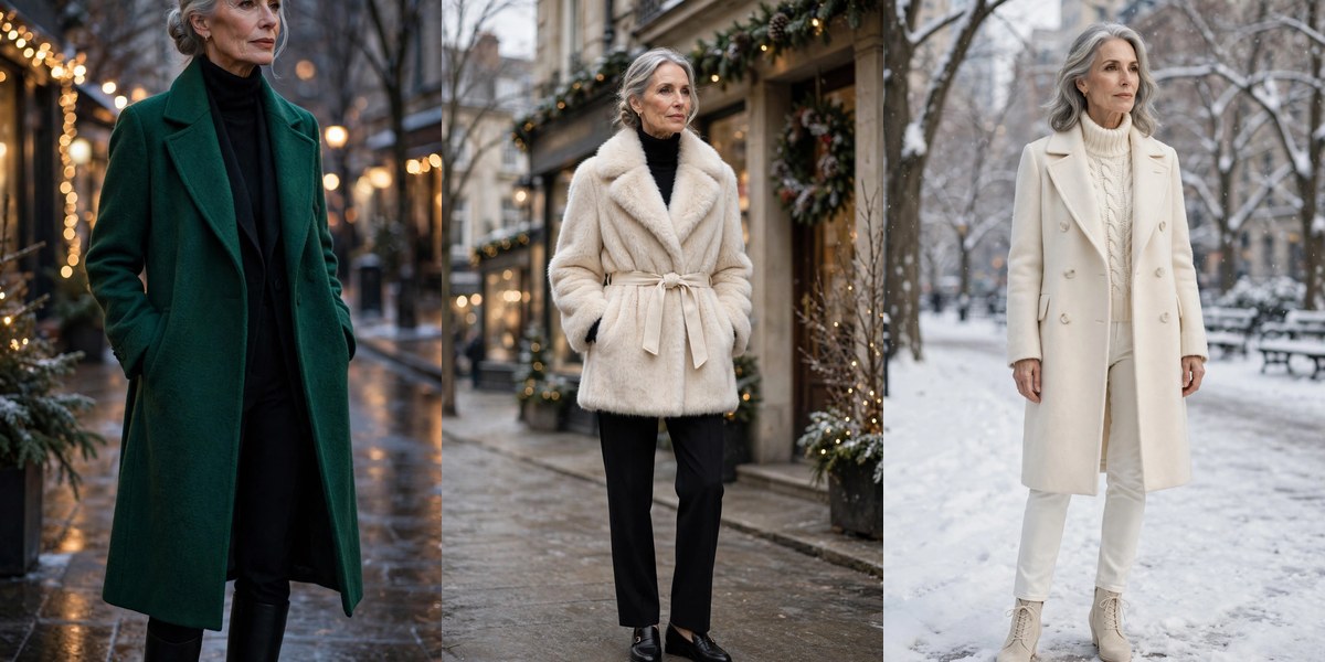 28 winter outfits for women over 60: warm, elegant winter looks