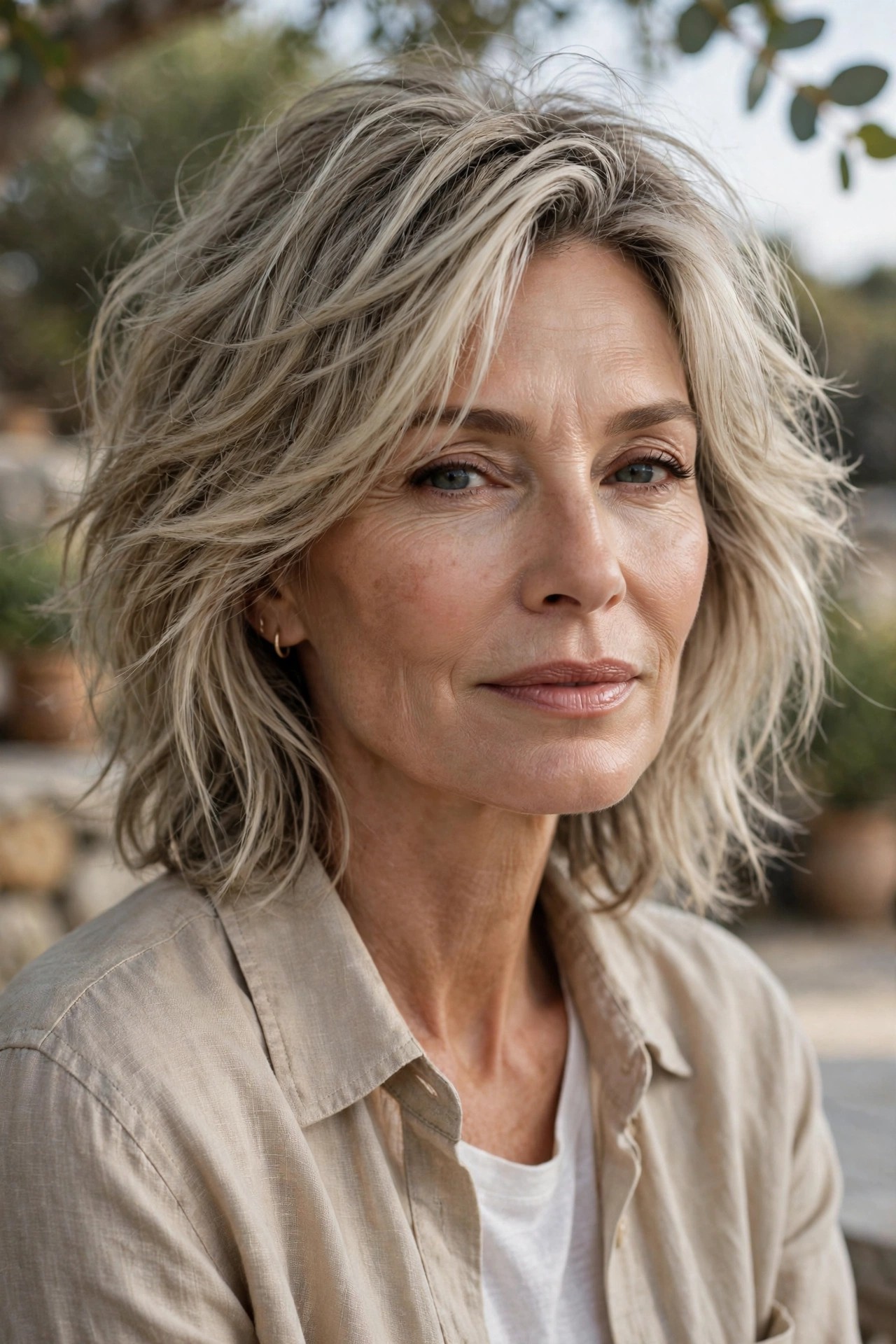 Travel-friendly shag with relaxed vacation-ready layers