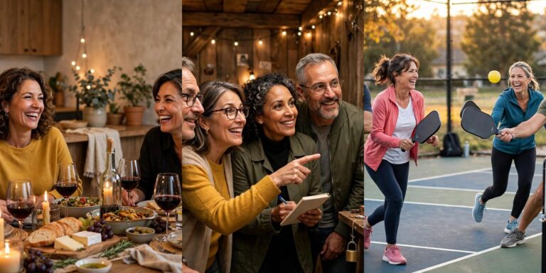 Double date ideas for couples collage