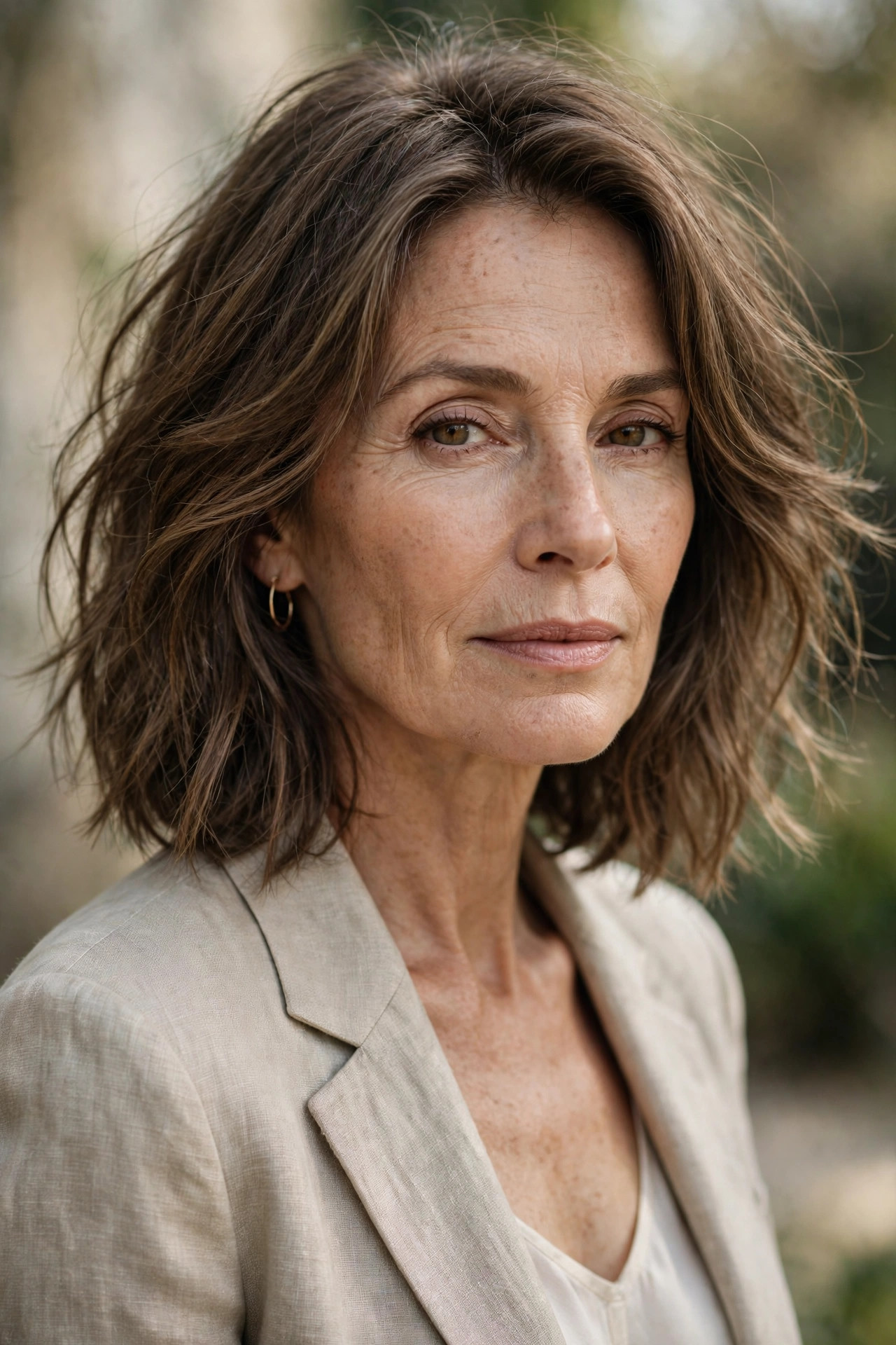 Naturally textured lob with invisible precision dry-cut layers