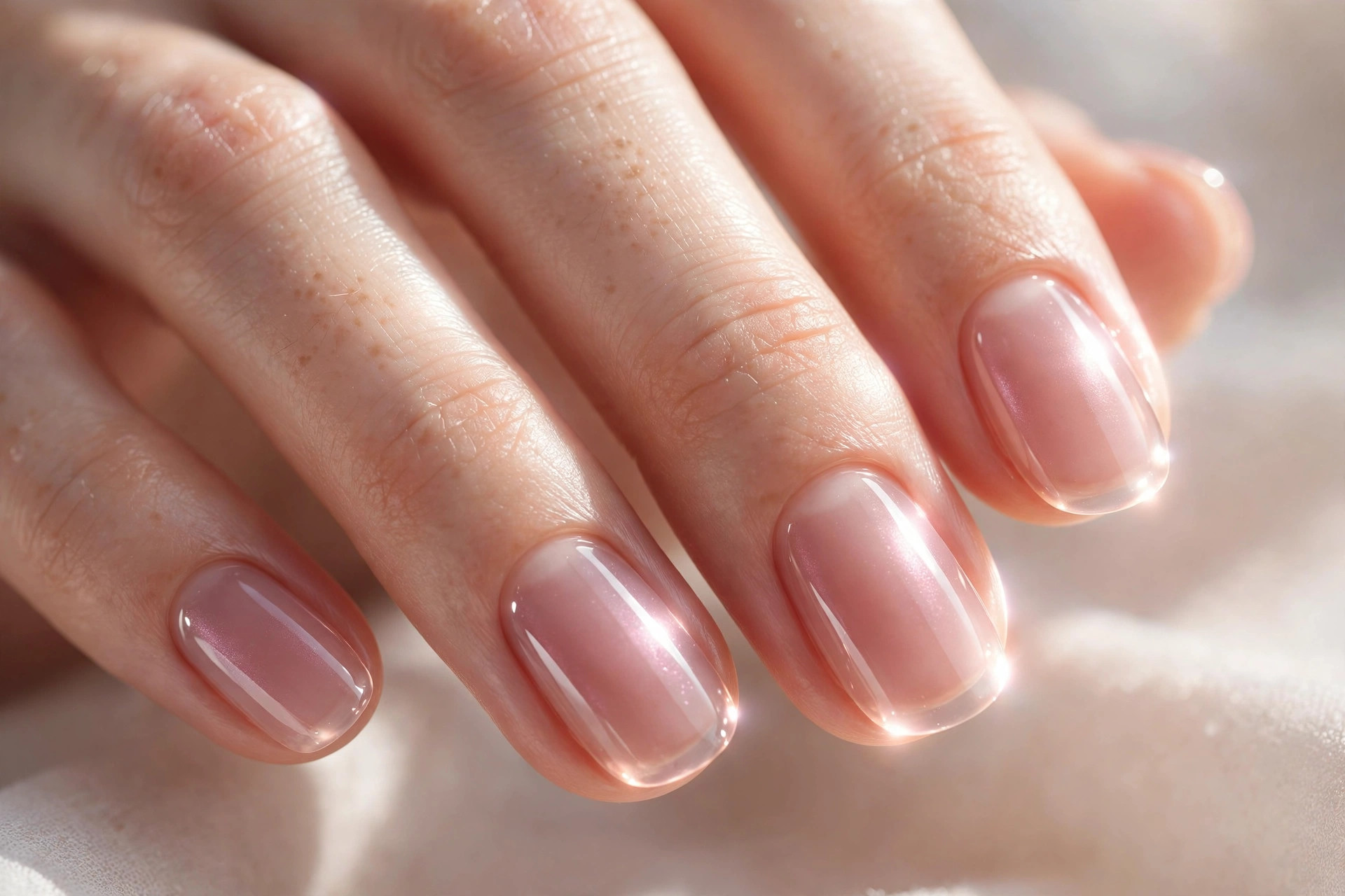 Blush mauve jelly glow