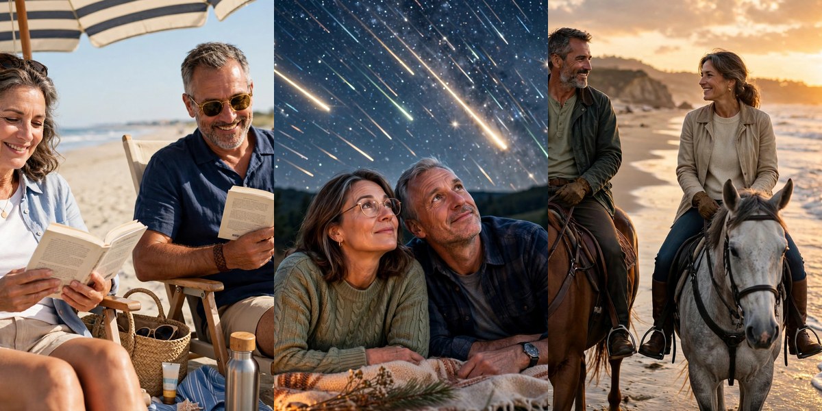 Summer date ideas for couples collage