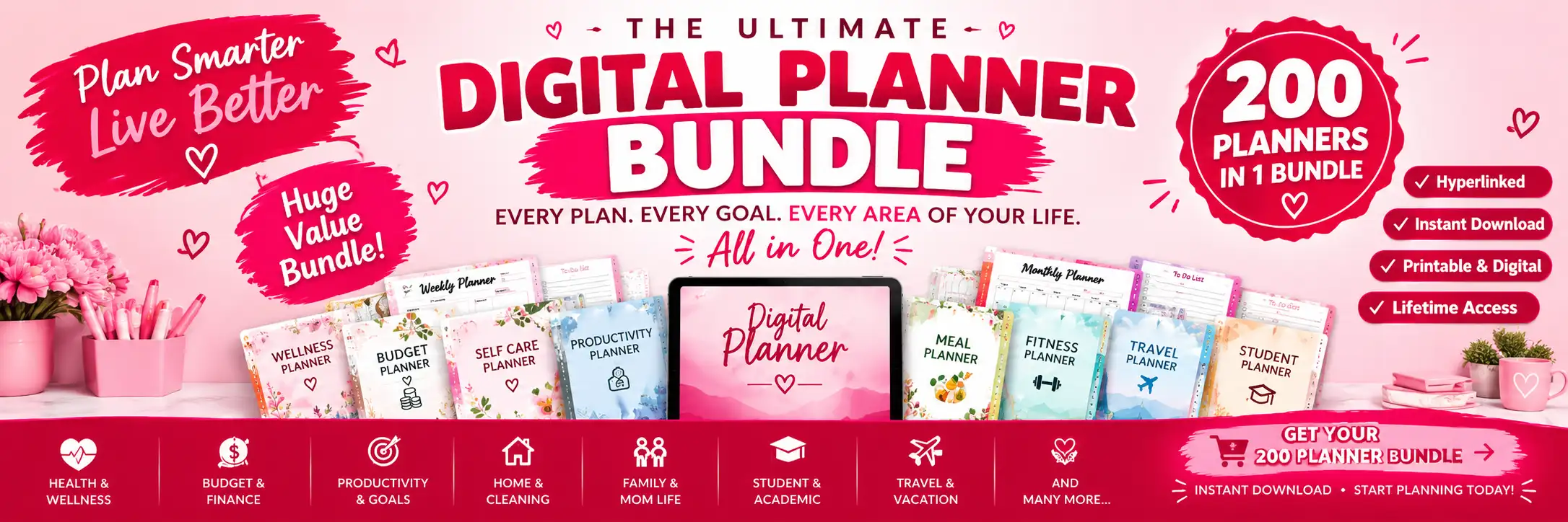 Ultimate Digital Planner Bundle