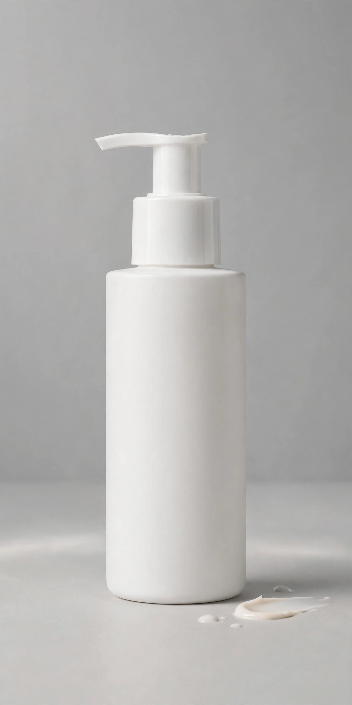 Unbranded airless pump bottle of peptide firming moisturizer