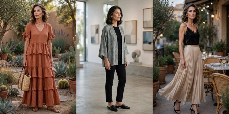 🌿 12 Boho Outfits Over 50: Free-Spirited Looks, Polished Finish