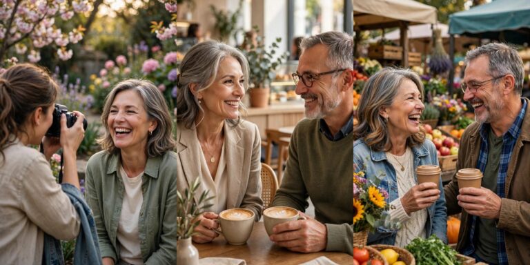 Woman over 60 starting dating again with confidence and joy
