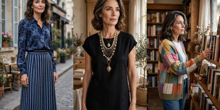 Eclectic Style for Women Over 50: 12 Joyful Mixes Full of Personality
