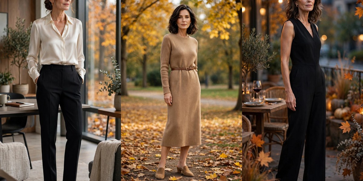 fall outfits with mules for women over 50 easy slip on looks