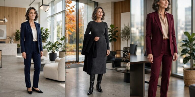 💼 Fall Work Outfits for Women Over 50: 12 Polished Office Looks