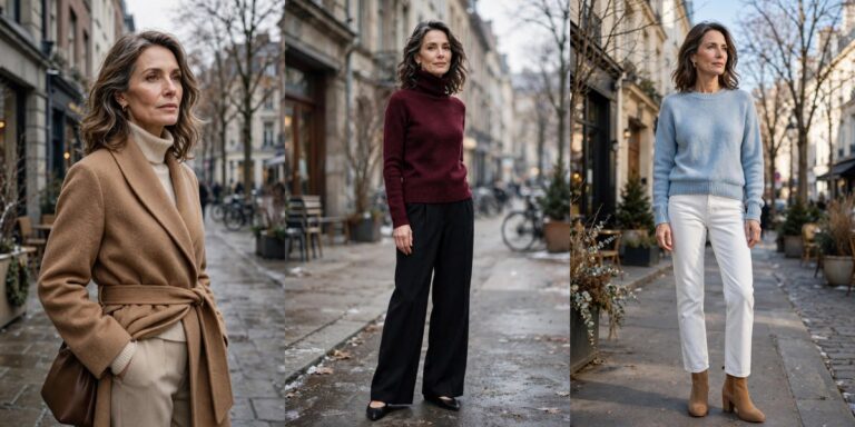january outfits women over 50 - outfit ideas collage