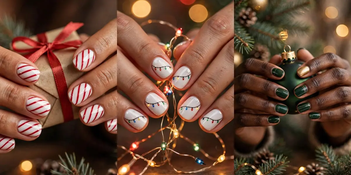 20 Short Christmas Nail Ideas That Are Cute, Festive & Easy to Wear