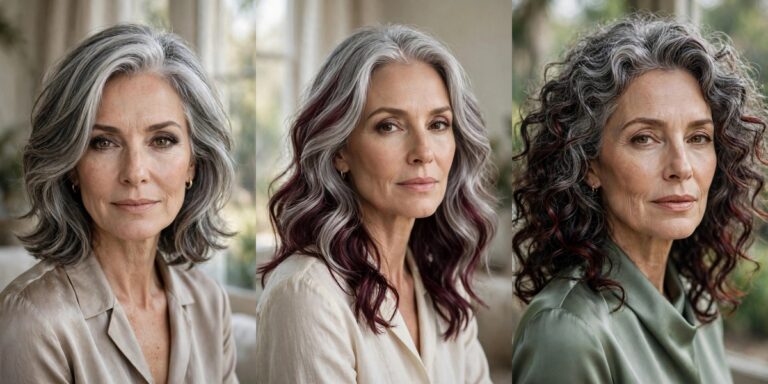 🤍 22 Gray Hair with Lowlights Ideas That Make Silver Look Expensive
