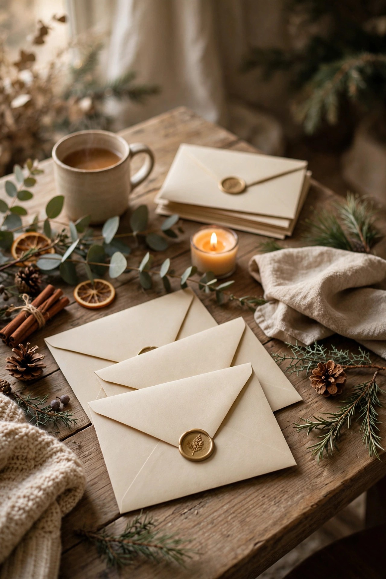 Christmas dinner invitations being sent four weeks before the holiday