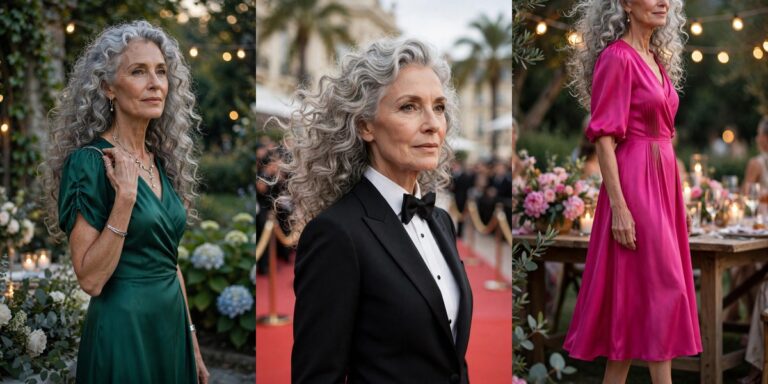 🦊 How to Dress Like Andie MacDowell With Grey Hair: 24 Silver Fox Style Looks
