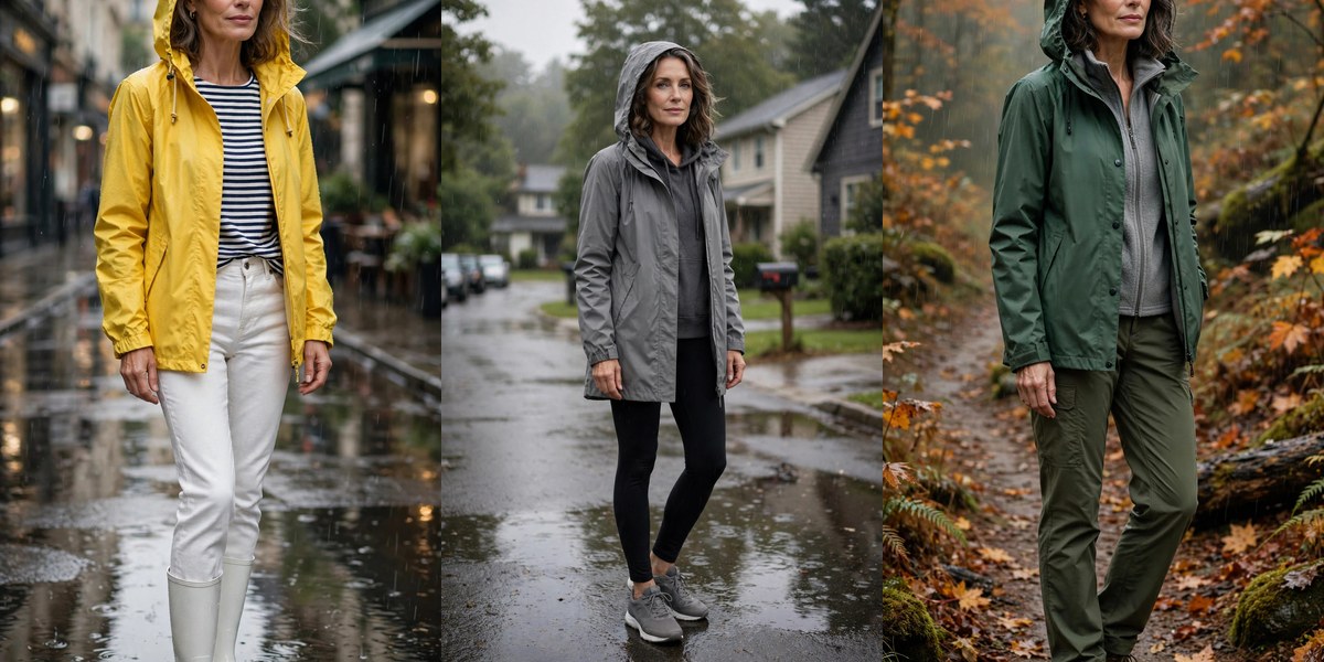 🌧️ How to Wear a Rain Jacket Over 50: 12 Chic Looks for Gloomy Days