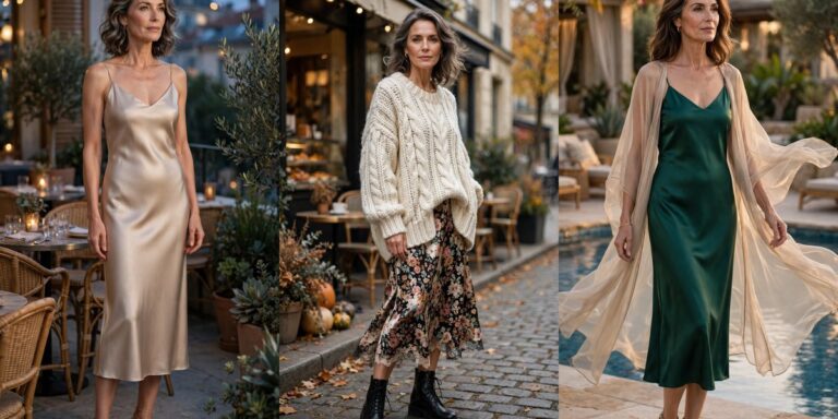 How to wear a slip dress over 50: 8 graceful styling ideas for women over 50