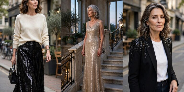 ✨ How to Wear Sequins Over 50: 12 Sparkly Looks, Zero Tacky