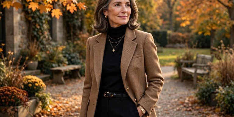 How to wear tweed over 50 - classic tweed outfit ideas for fall