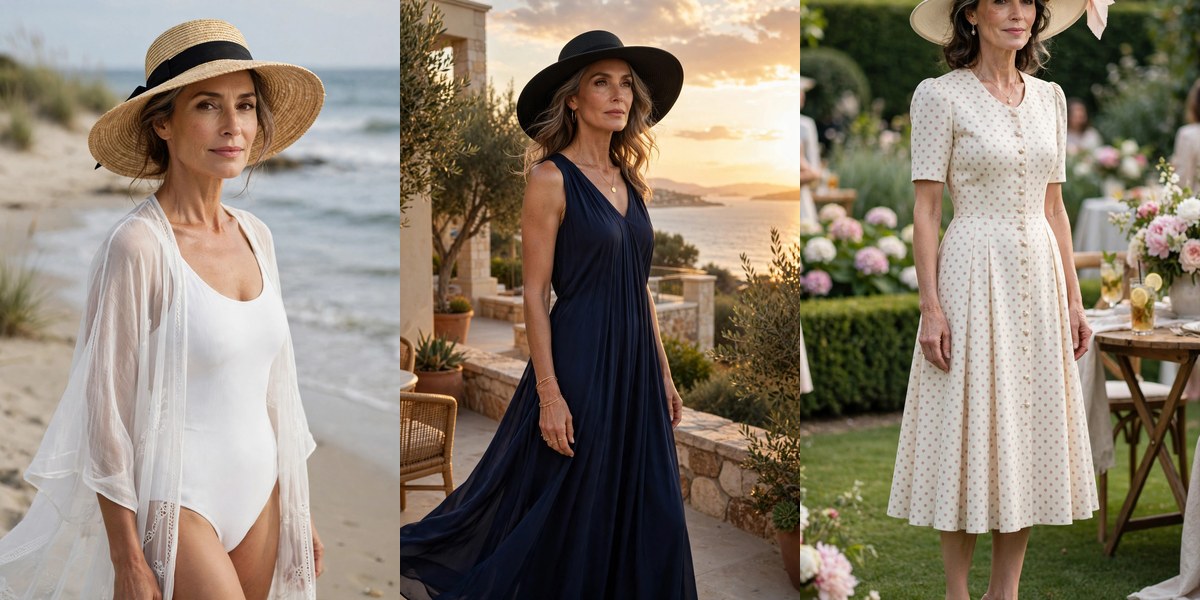 ☀️ How to Wear a Wide-Brim Sun Hat Over 50: 9 Glamorous Sun-Safe Ways