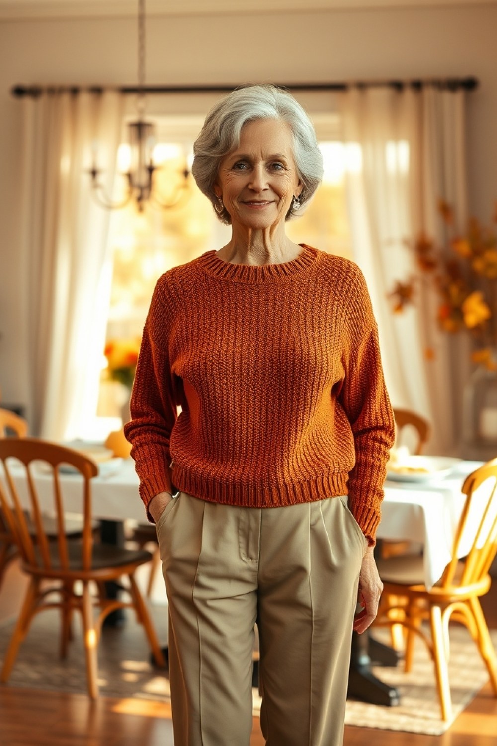 25 Friendsgiving Outfits for Women Over 60