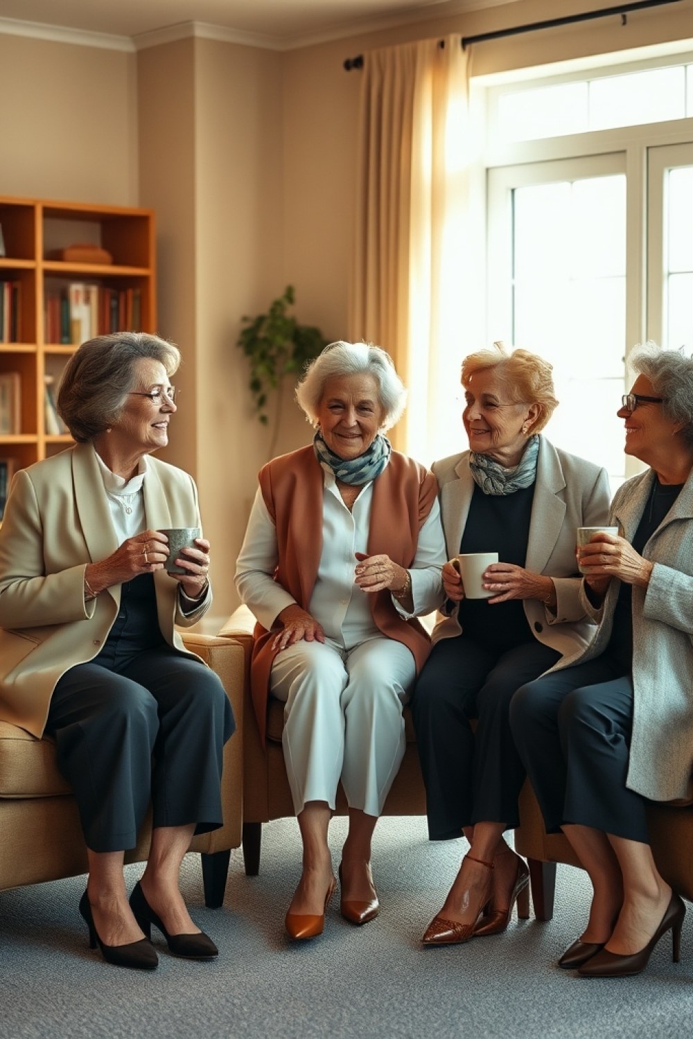 24 Book Club Outfits for Women Over 60