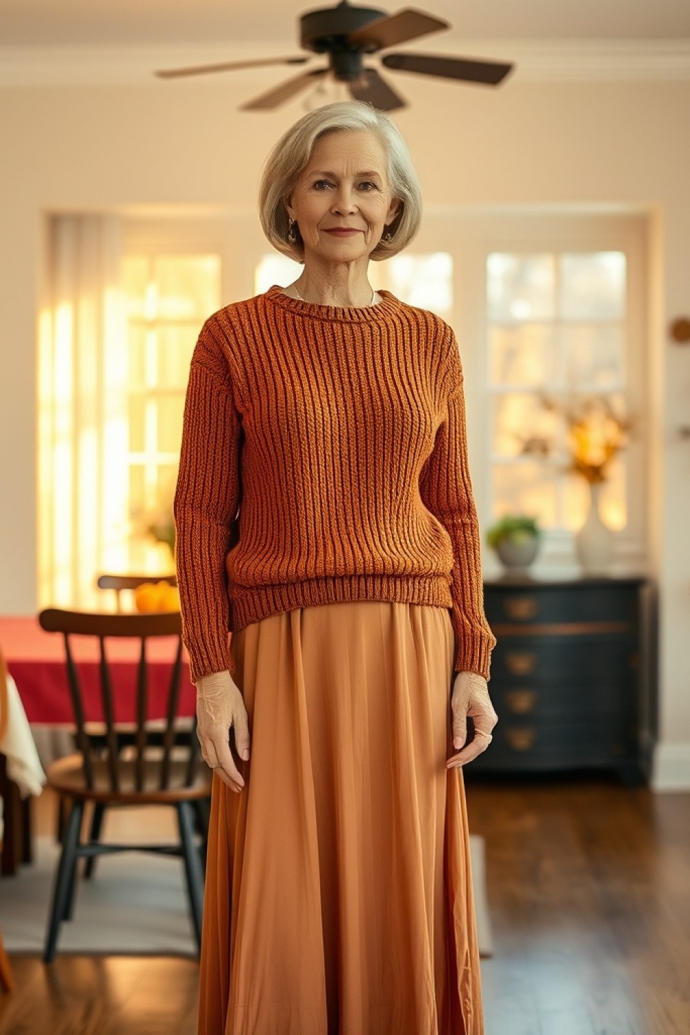 25 Friendsgiving Outfits for Women Over 60