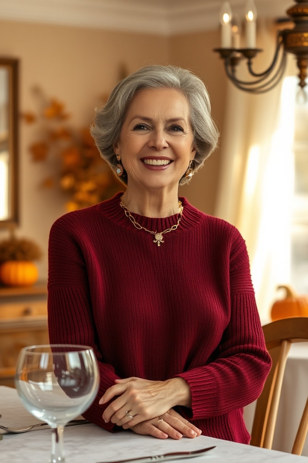 25 Friendsgiving Outfits for Women Over 60