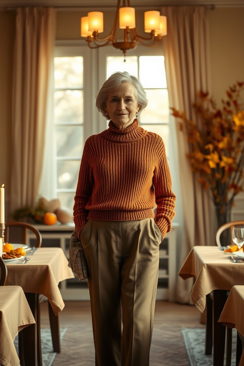 25 Friendsgiving Outfits for Women Over 60