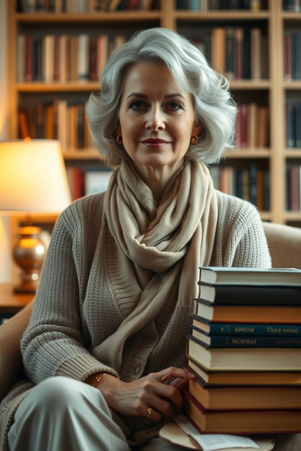 24 Book Club Outfits for Women Over 60
