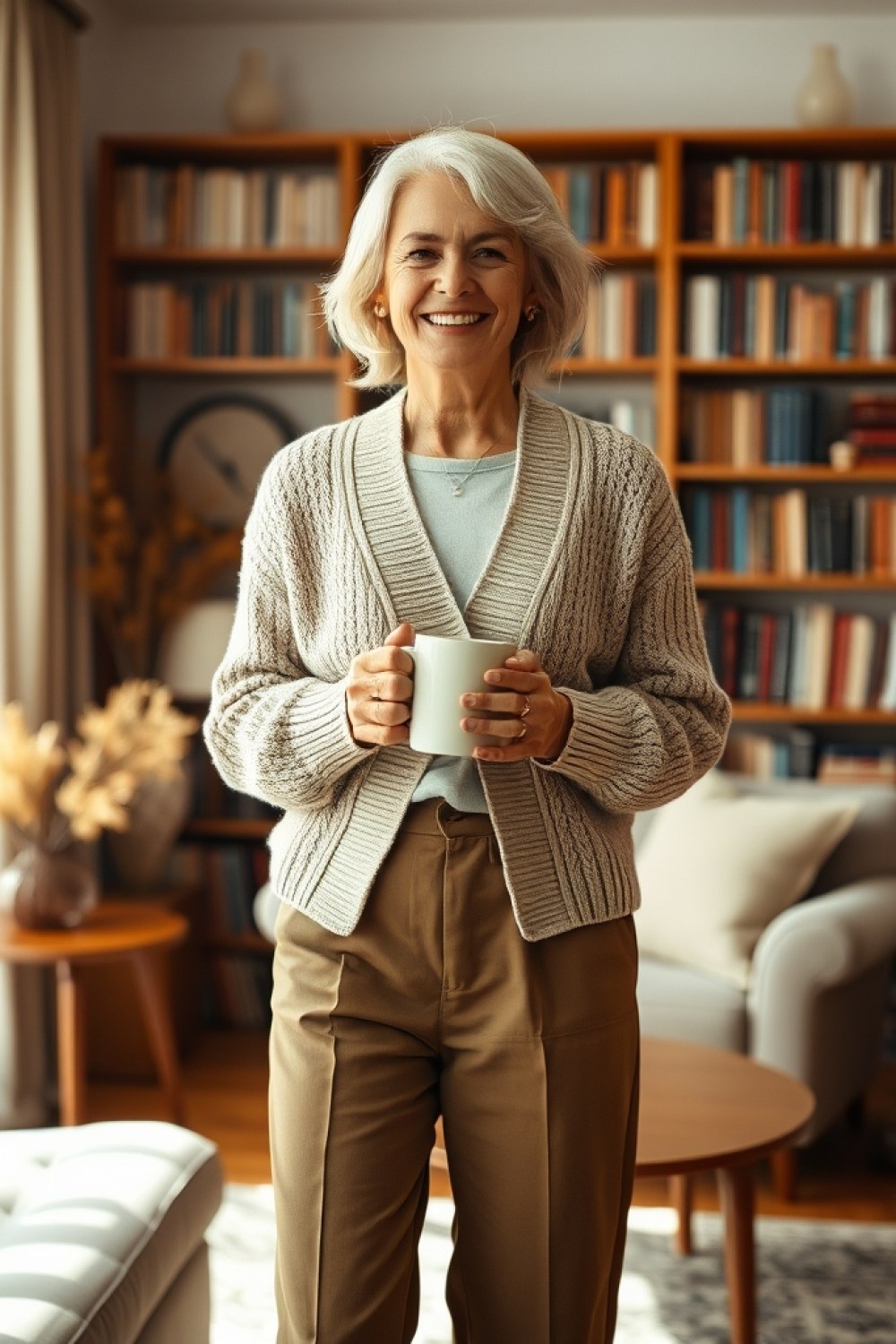 24 Book Club Outfits for Women Over 60
