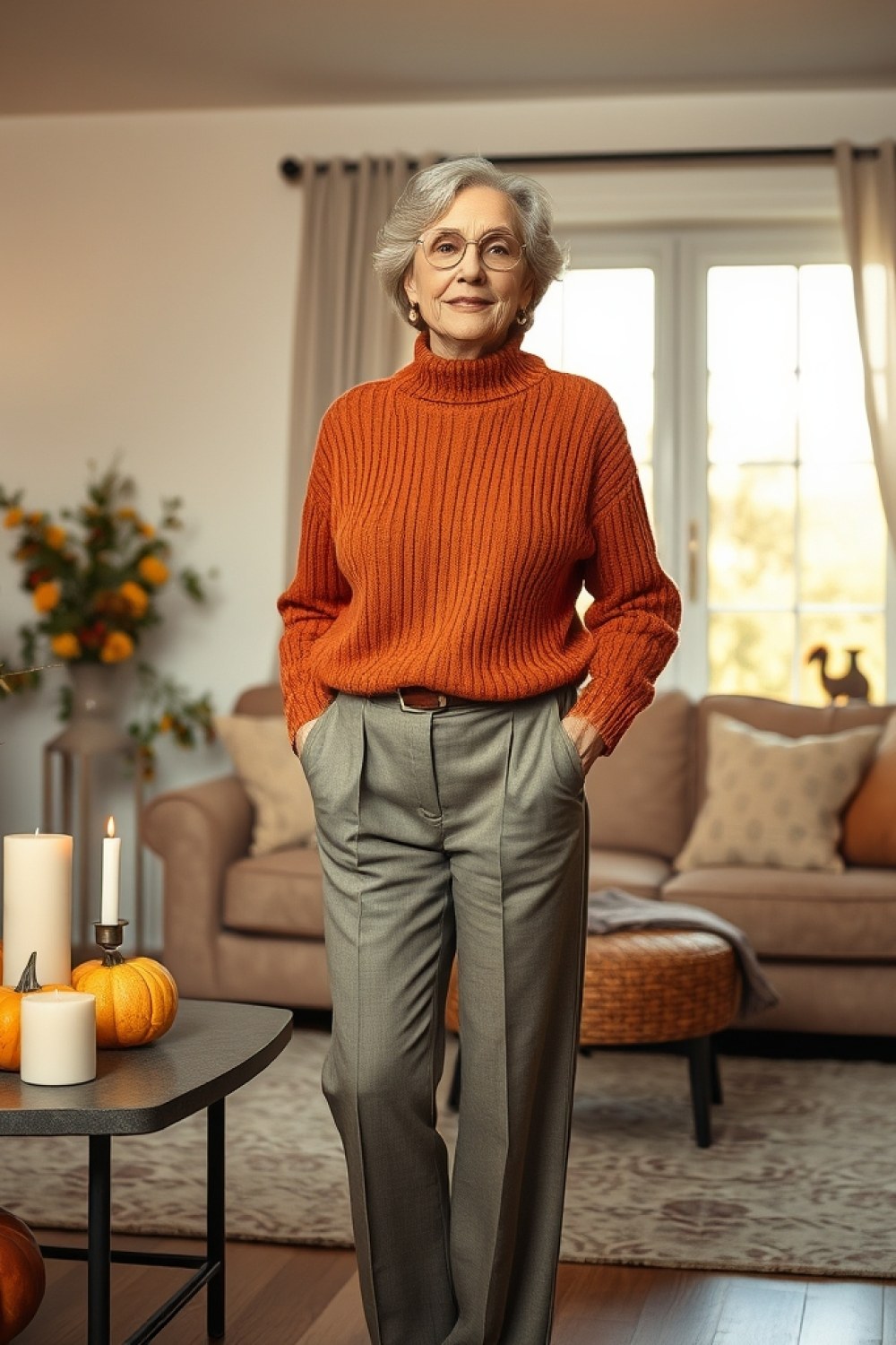 25 Friendsgiving Outfits for Women Over 60