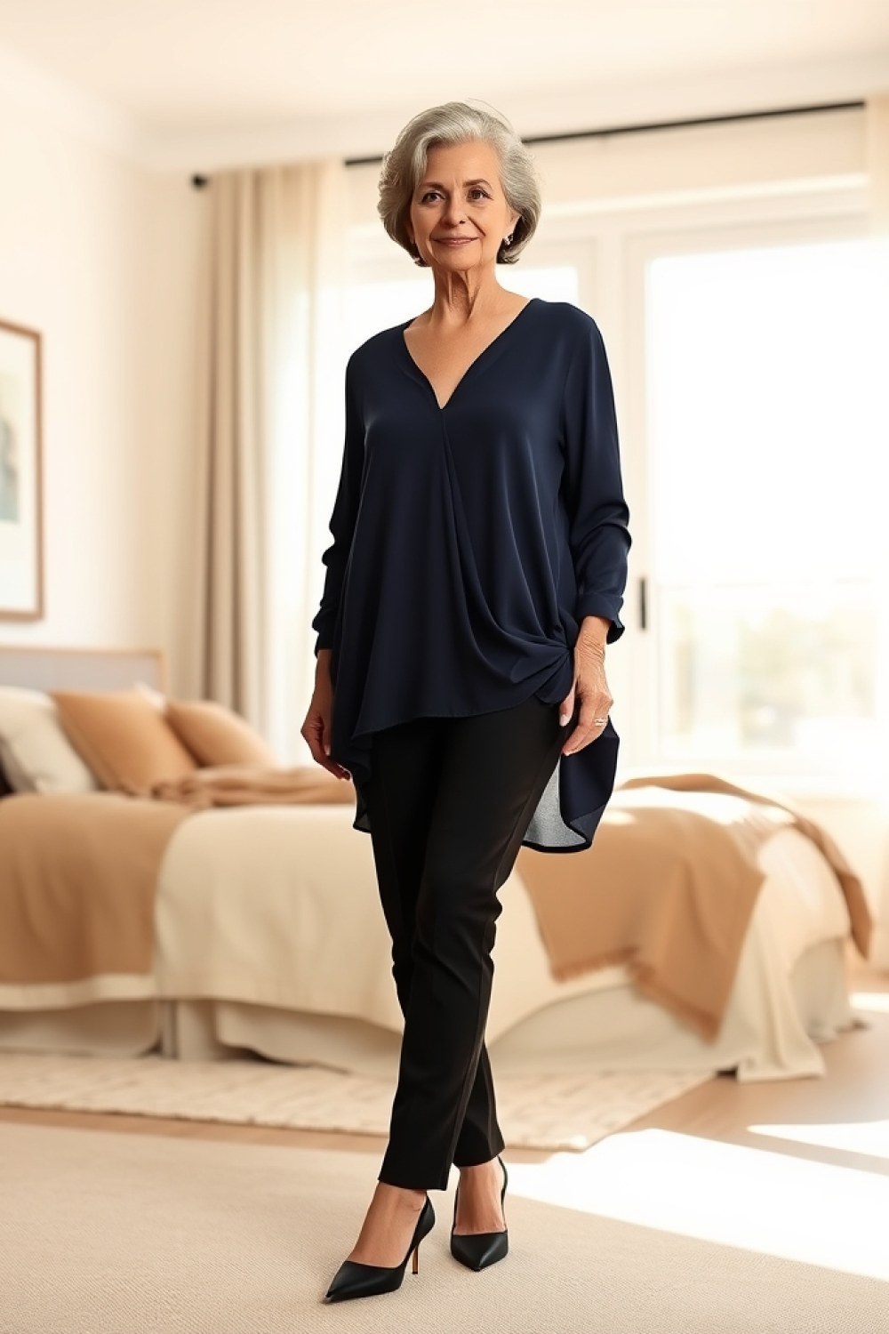 How to Dress an Apple Body Shape Over 60