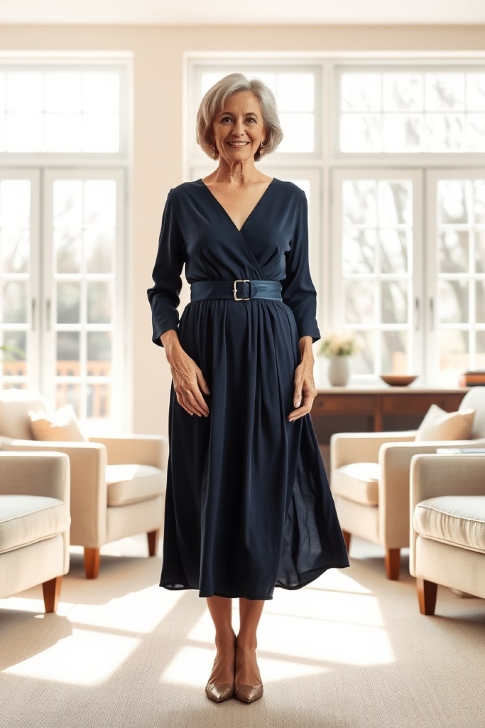 How to Dress an Apple Body Shape Over 60