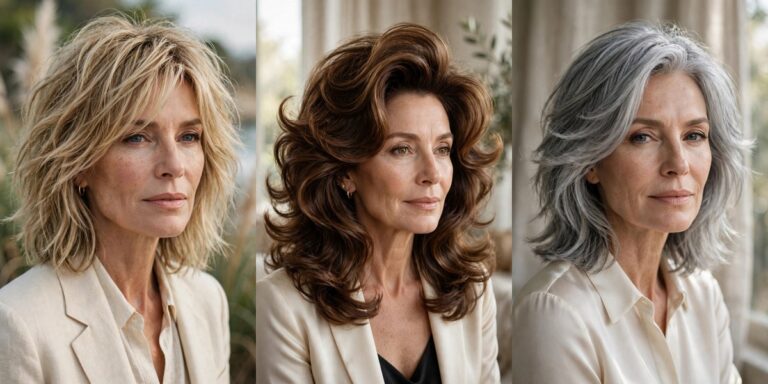 💇 21 Layered Hairstyles for Medium Hair Over 50 With Gorgeous Shape