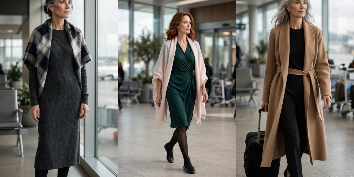Long-haul flight outfits for women over 50: 21 cozy looks that land polished