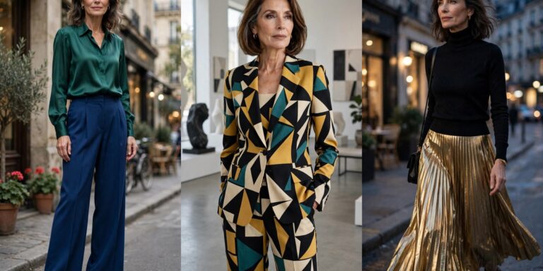 Maximalist Outfits for Women Over 50: 12 Bold Color and Print Combos