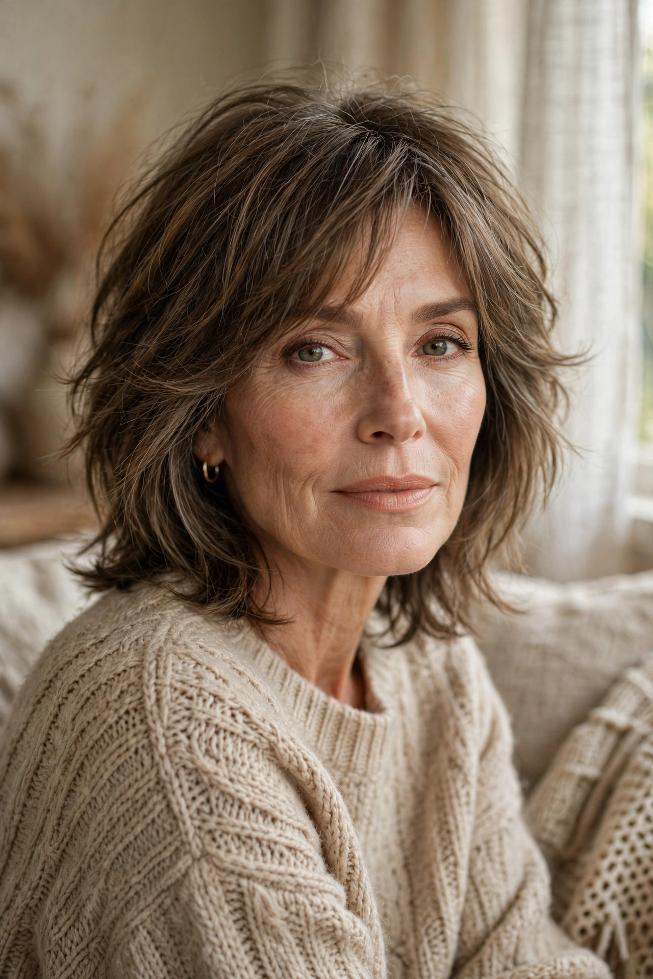 Cozy brushed-out medium shag