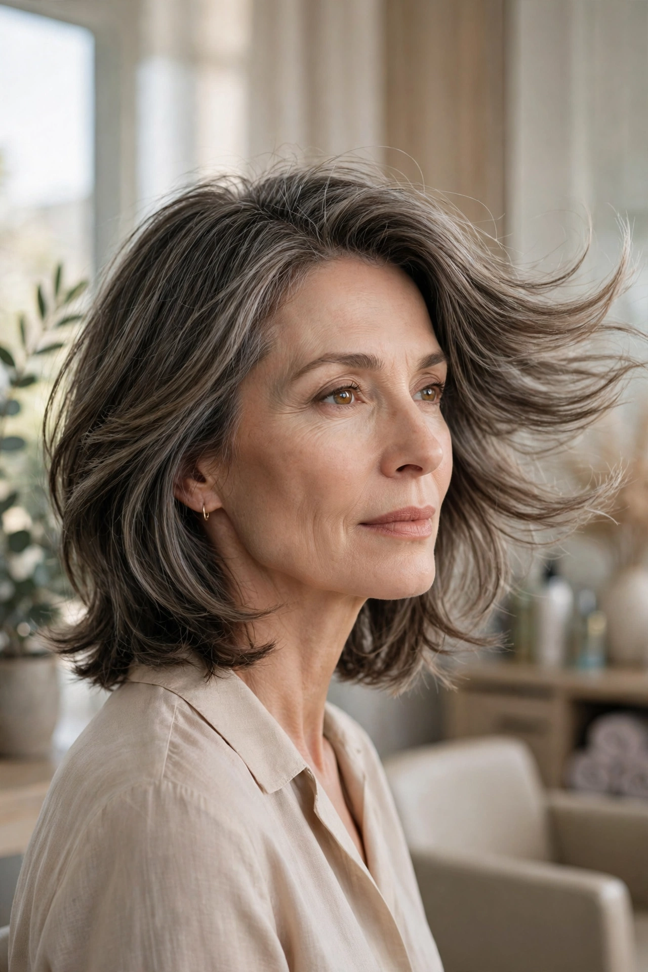 Seamless blend medium shag