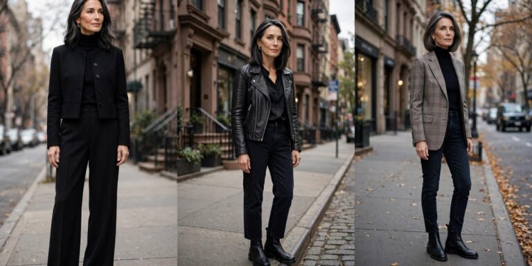 New York style for women over 50: 12 sleek city looks collage