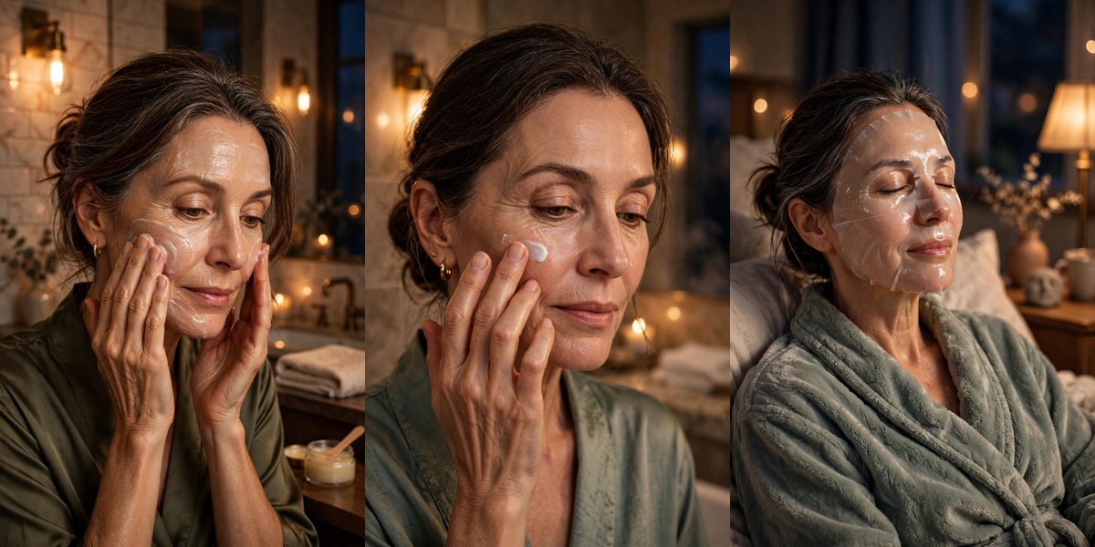 🌙 Nighttime Skincare Routine Over 50: 22 Ideas for Waking Up Glowing